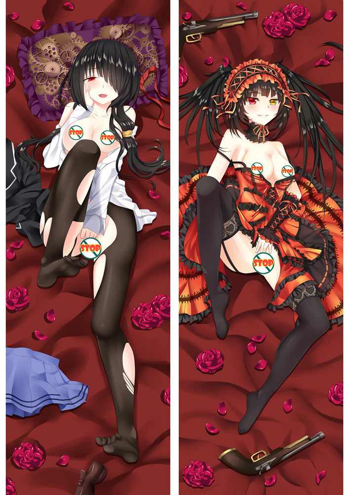 Date A Live Kurumi Tokisaki Anime Dakimakura Pillow Cover image 0