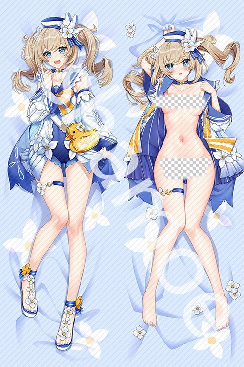 Genshin Impact Barbara Anime Dakimakura Naked Pillow Cover image 0