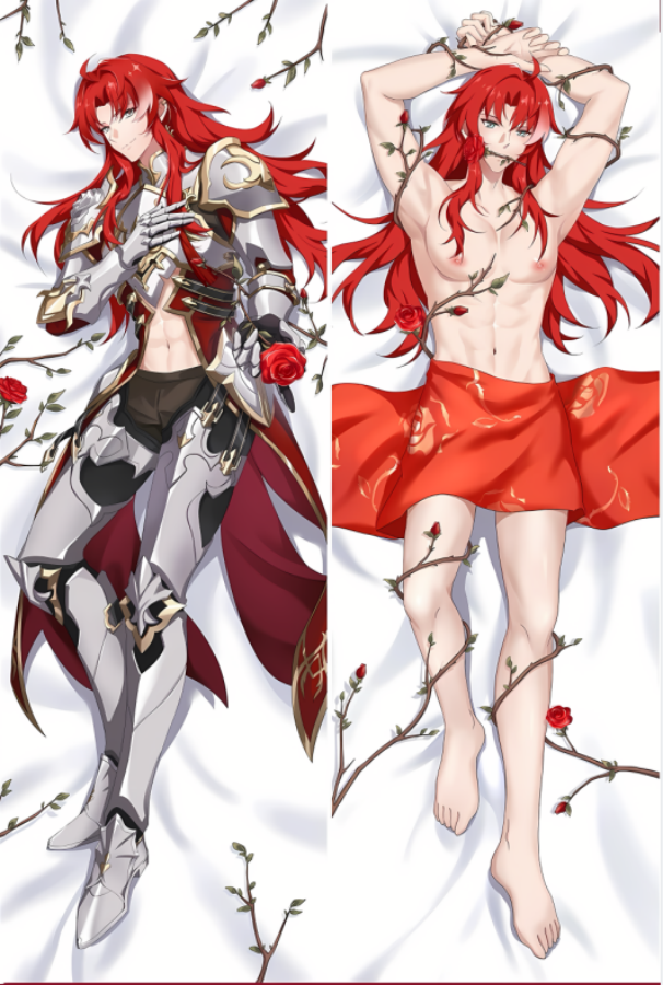 Honkai: Star Rail Argenti Anime Dakimakura Sexy Body Pillow Cover image 0