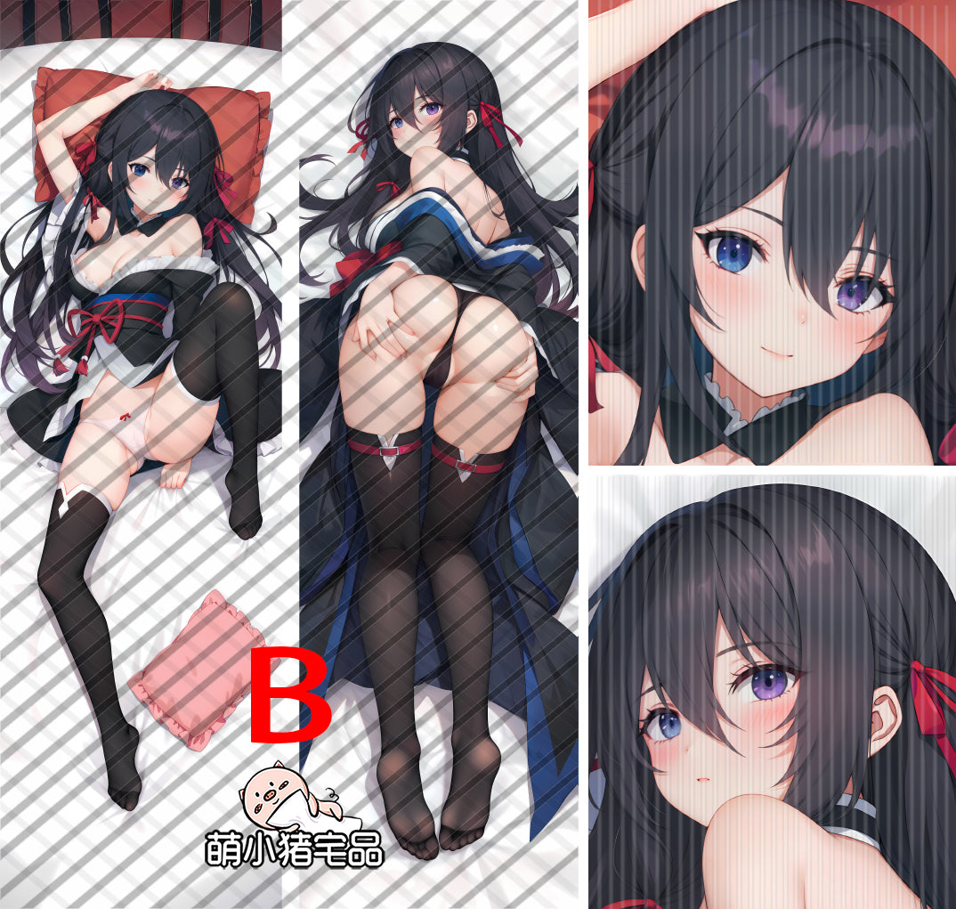 Undefeated Bahamut Chronicle Kirihime Yoruka Anime Dakimakura Pillow Cover image 0