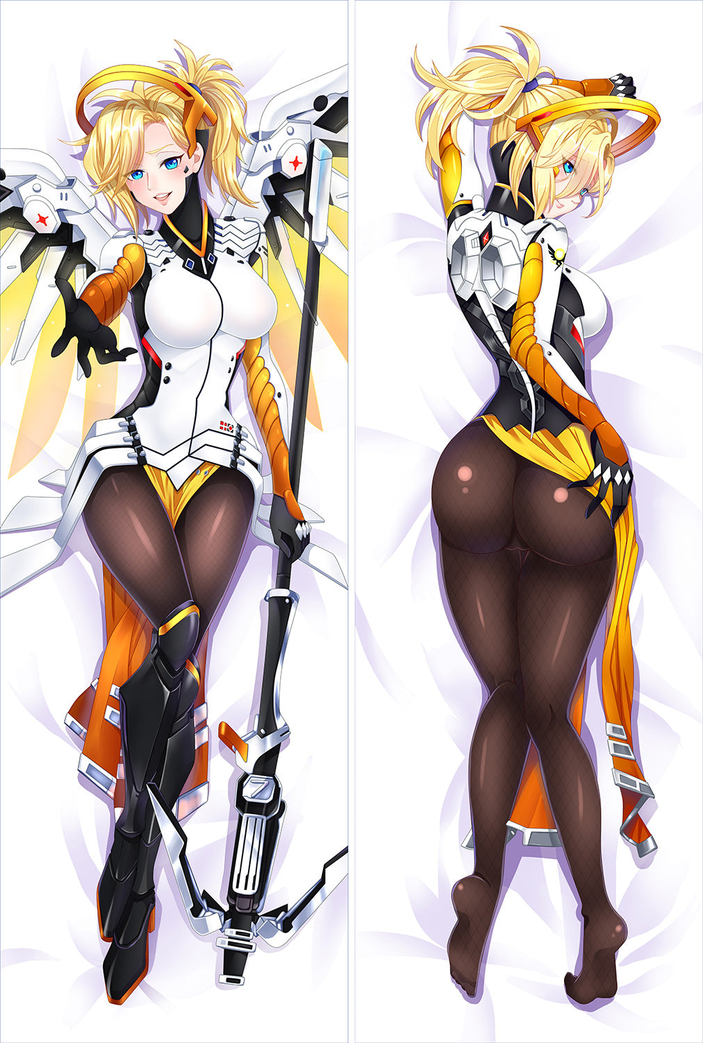Overwatch Lucie Pohl Anime Dakimakura Pillow Cover image 0