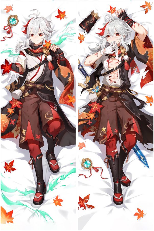 Genshin Impact Kaedehara Kazuha Anime Dakimakura Sexy Body Pillow Cover image 0
