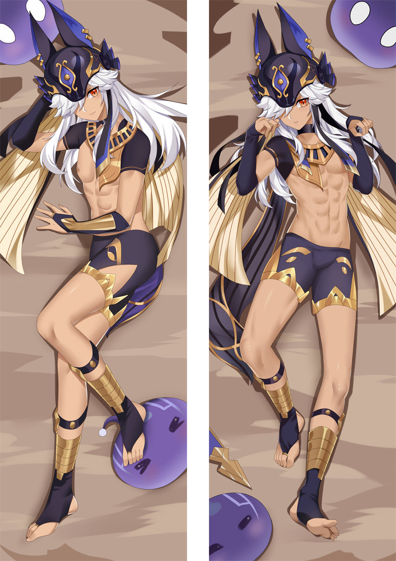 Genshin Impact Cyno Dakimakura Body Pillow Cover image 0