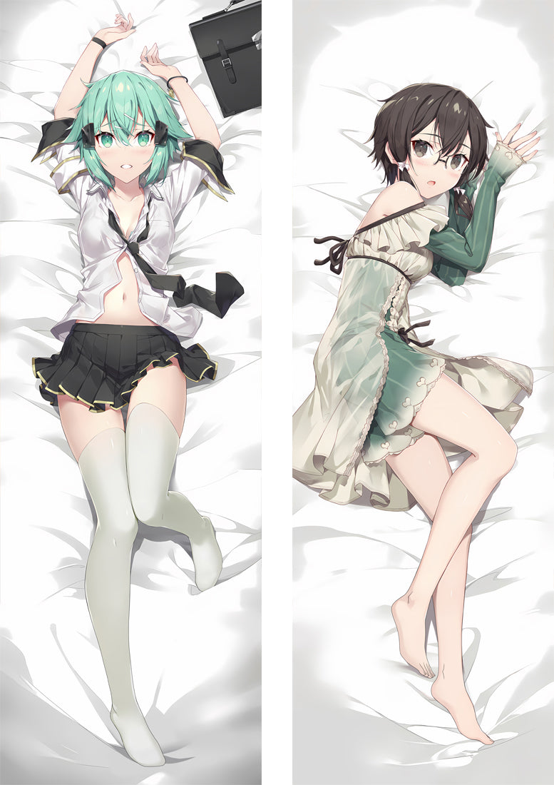 Sword Art Online Sinon Anime Dakimakura Girl Pillow Cover image 0