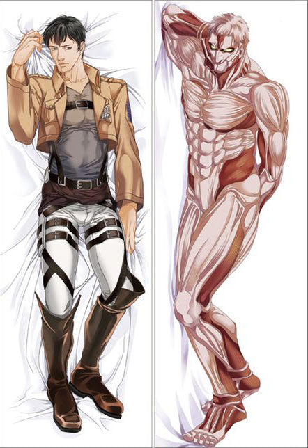 Attack on Titan Levi Rivaille hugging pillow case image 0