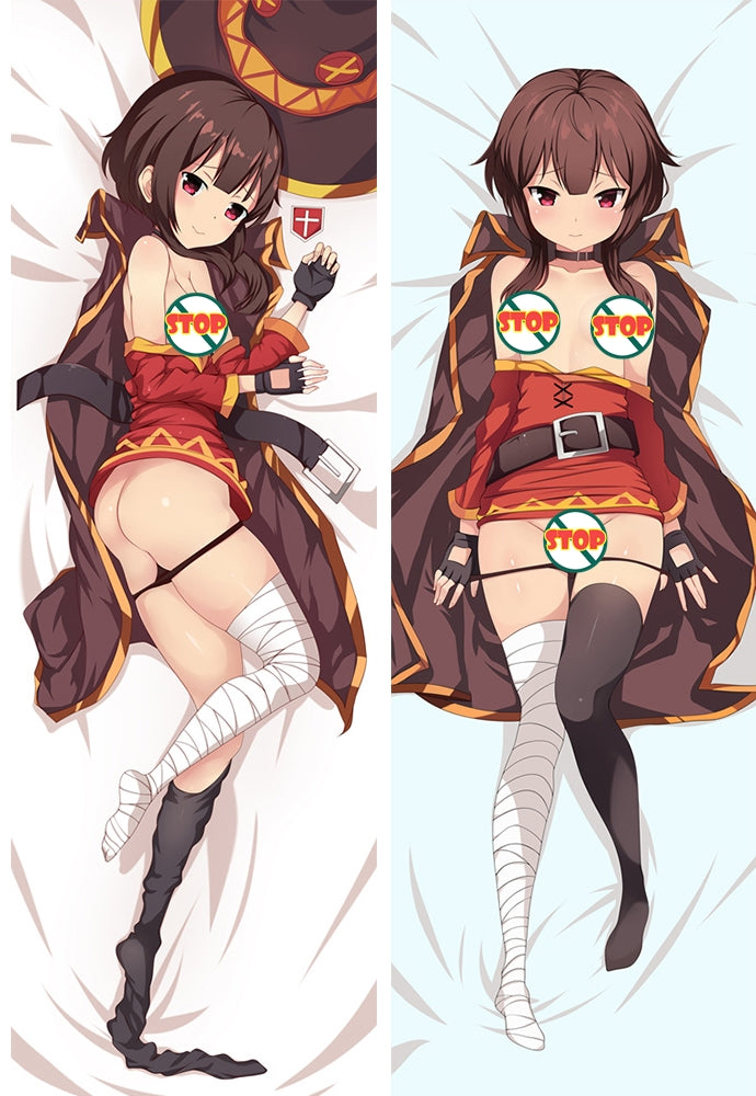 Newly KonoSuba Megumin/KonoSuba Megumin Pillow Case Cover Loli Anime Dakimakura Hugging Body image 0