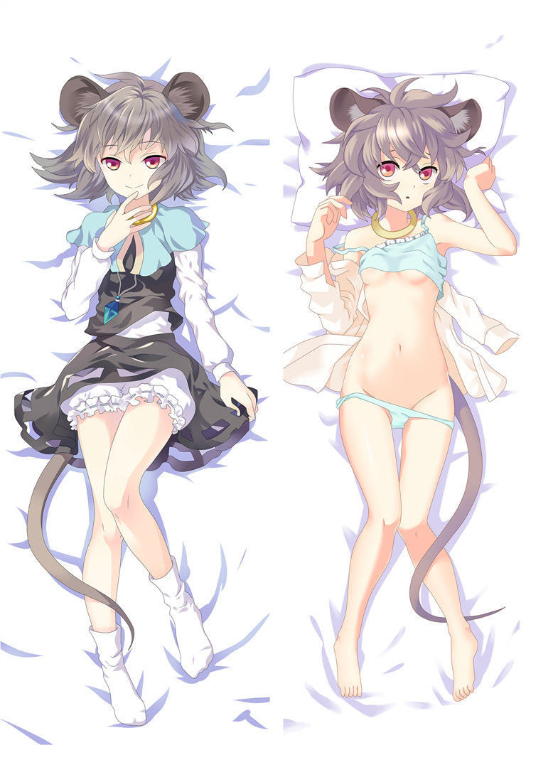 TouHou Project Nazrin Anime Girl Body Pillow Case Cover image 0
