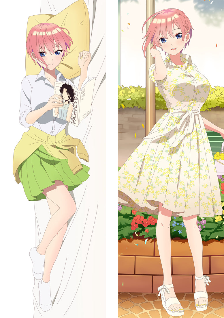 The Quintessential Quintuplets Nakano Ichika Anime Hugging Dakimakura Body Pillow Cover image 0