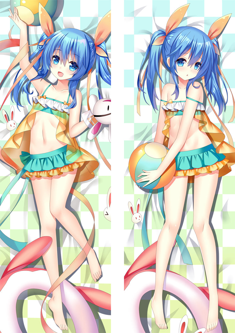 Date A Live Himekawa Yoshino Anime Dakimakura Body Pillow Cover image 0