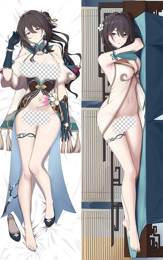 Honkai: Star Rail Ruan Mei Anime Dakimakura Body Pillow Cover image 0