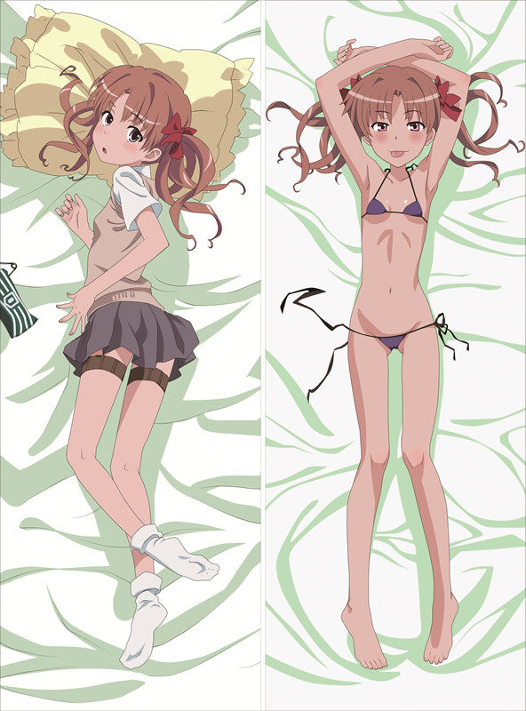 A Certain Scientific Railgun Kuroko Shirai Anime Dakimakura Body Pillow Cover image 0