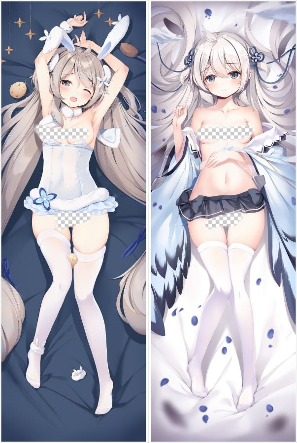 Azur Lane Umikaze with Double Sides Zipper to make love Anime Dakimakura Pillow Case image 0