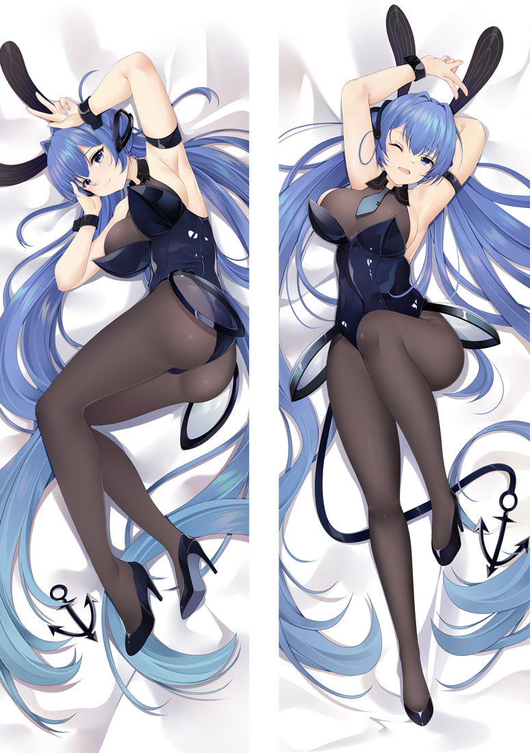 Azur Lane USS NEW JERSEY Big J Black Dragon Anime Dakimakura Body Pillow Cover image 0