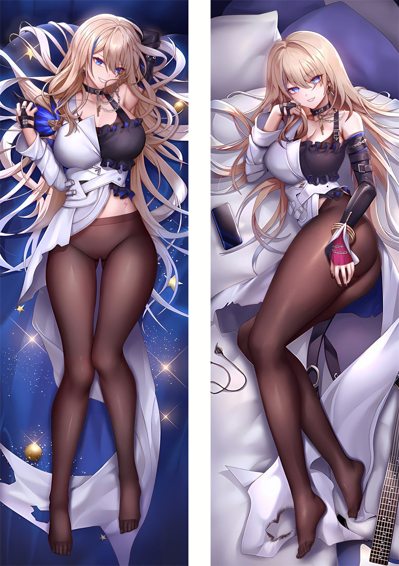Honkai Star Rail Serval Anime Dakimakura Sexy Body Pillow Cover image 0