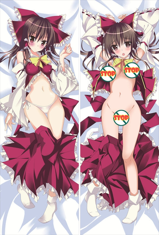 TouHou ProjectReimu Hakurei Anime Dakimakura Waifu Pillow Case image 0
