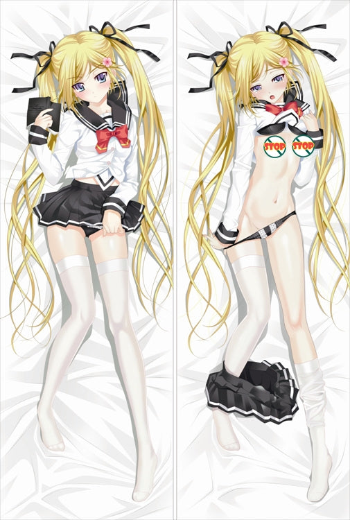 Kanojo x Kanojo x Kanojo Dokidoki Pack! Mafuyu Orifushi Anime Dakimakura Japanese Pillow Cover image 0