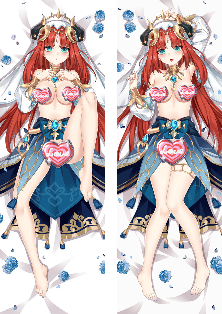 Genshin Impact Nilou Naked Body Pillow Cover image 0