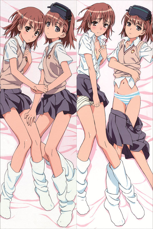 A Certain Magical Index Mikoto Misaka Anime Dakimakura Body Pillow Cover image 0