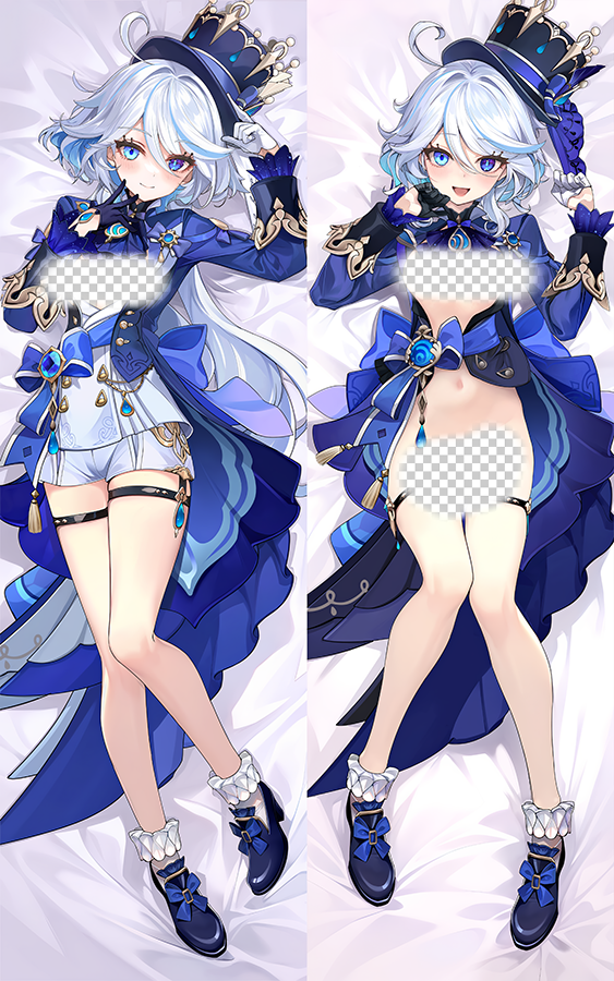Genshin Impact Focalors Anime Dakimakura Sexy Body Pillow Cover image 0