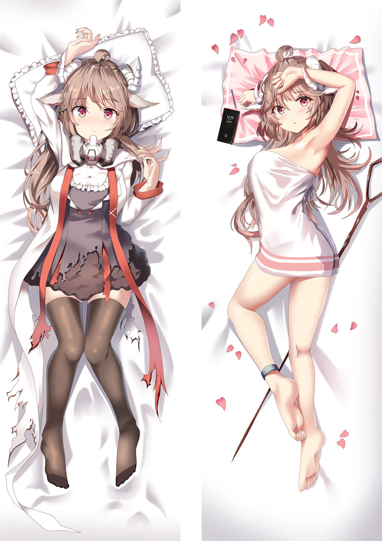 Arknights Eyjafjalla Anime Dakimakura Pillow Cover image 0