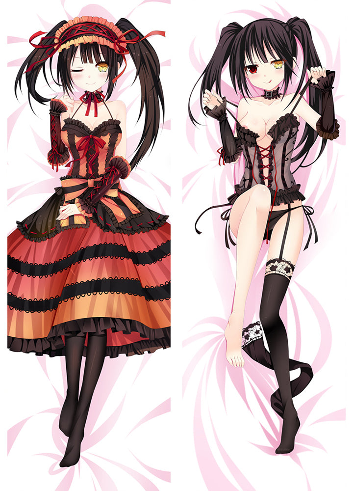 Date A Live Kurumi Tokisaki Anime Dakimakura Pillow Case image 0