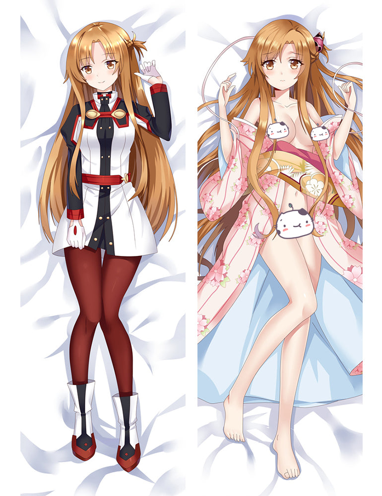 Sword Art Online Ordinal Scale SAO Asuna Yuki Anime Dakimakura Pillow Cover image 0