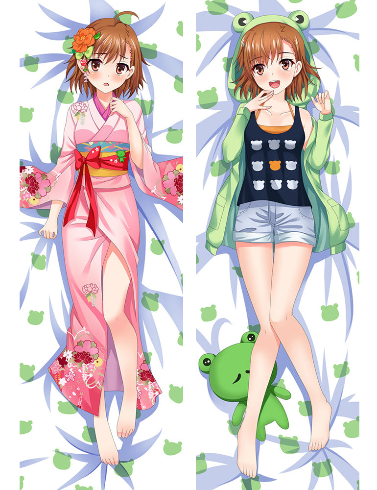 A Certain Scientific Railgun Mikoto Misaka Anime Dakimakura Pillow Cover image 0