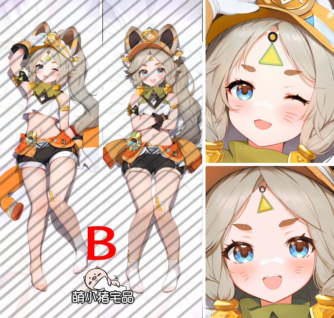 Genshin Impact Kachina Anime Dakimakura Pillow Cover image 0