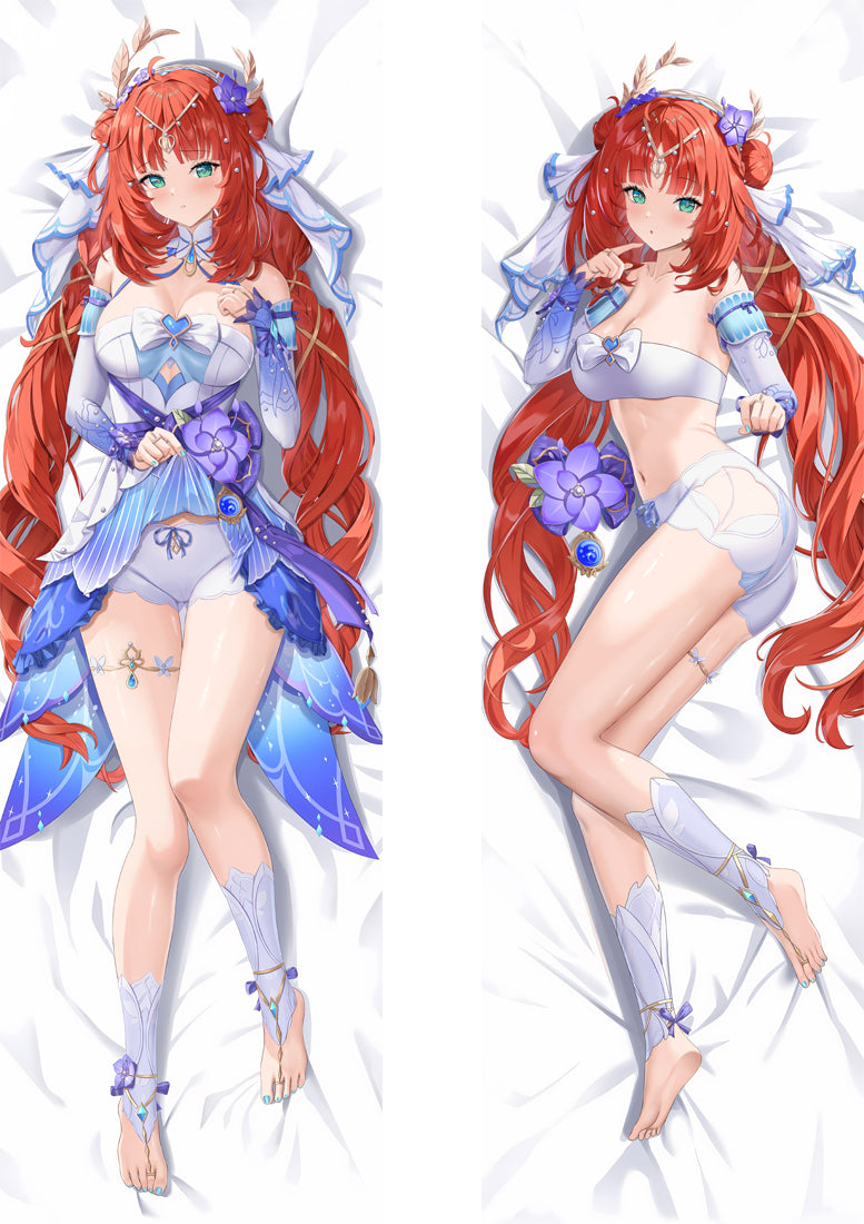 Genshin Impact Nilou Anime Dakimakura Sexy Body Pillow Cover image 0