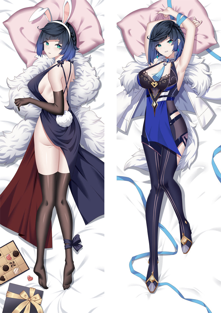 Genshin Impact Yelan Anime Body Pillow Cover image 0