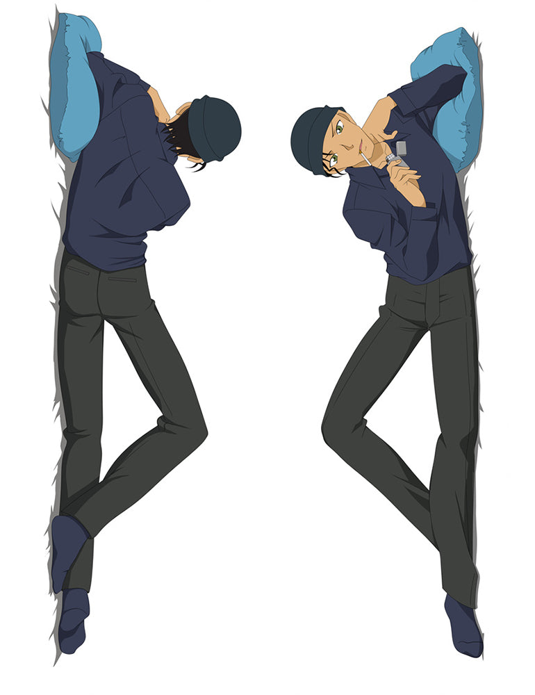 Detective Conan Shuichi Akai Anime Dakimakura Pillow Cover image 0