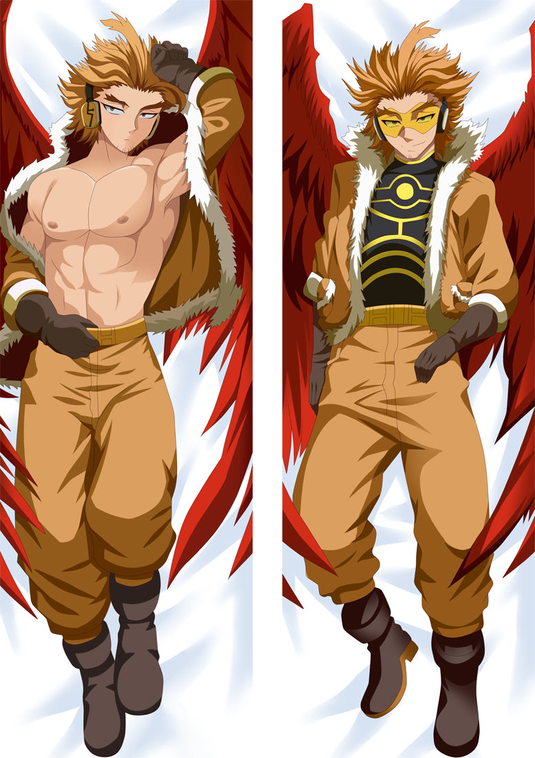 My Hero Academia Hawks Anime Dakimakura Body Pillow Cover image 0