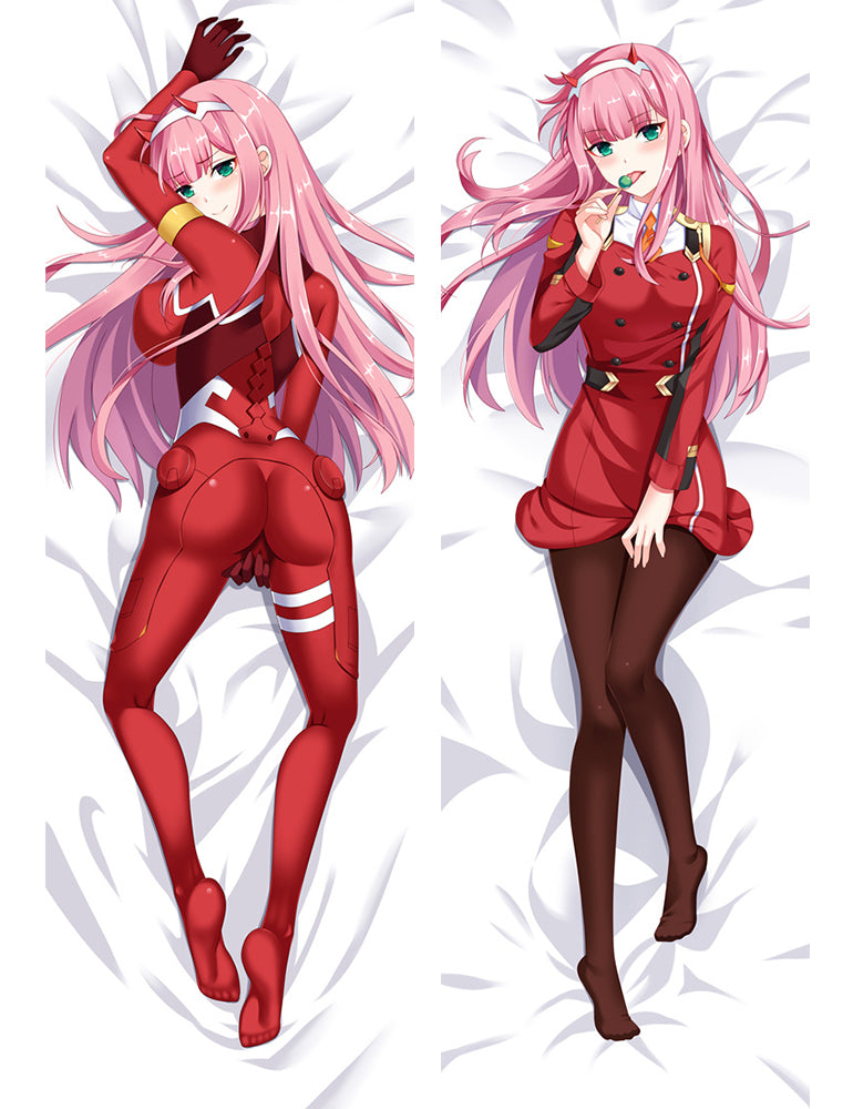 Darling In The Franxx Code:002 Zero Two Anime Dakimakura Hugging Pillow Cover image 0