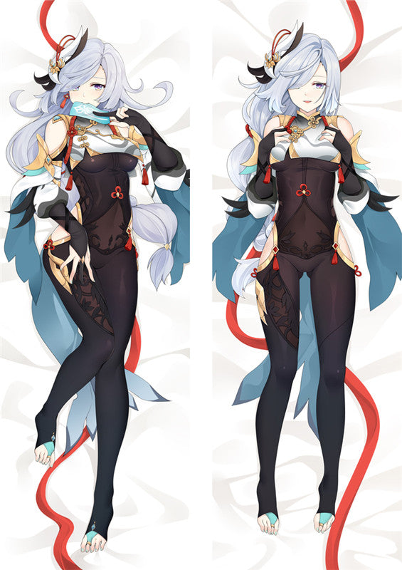 Genshin Impact Shenhe Dakimakura Body Pillow Case image 0