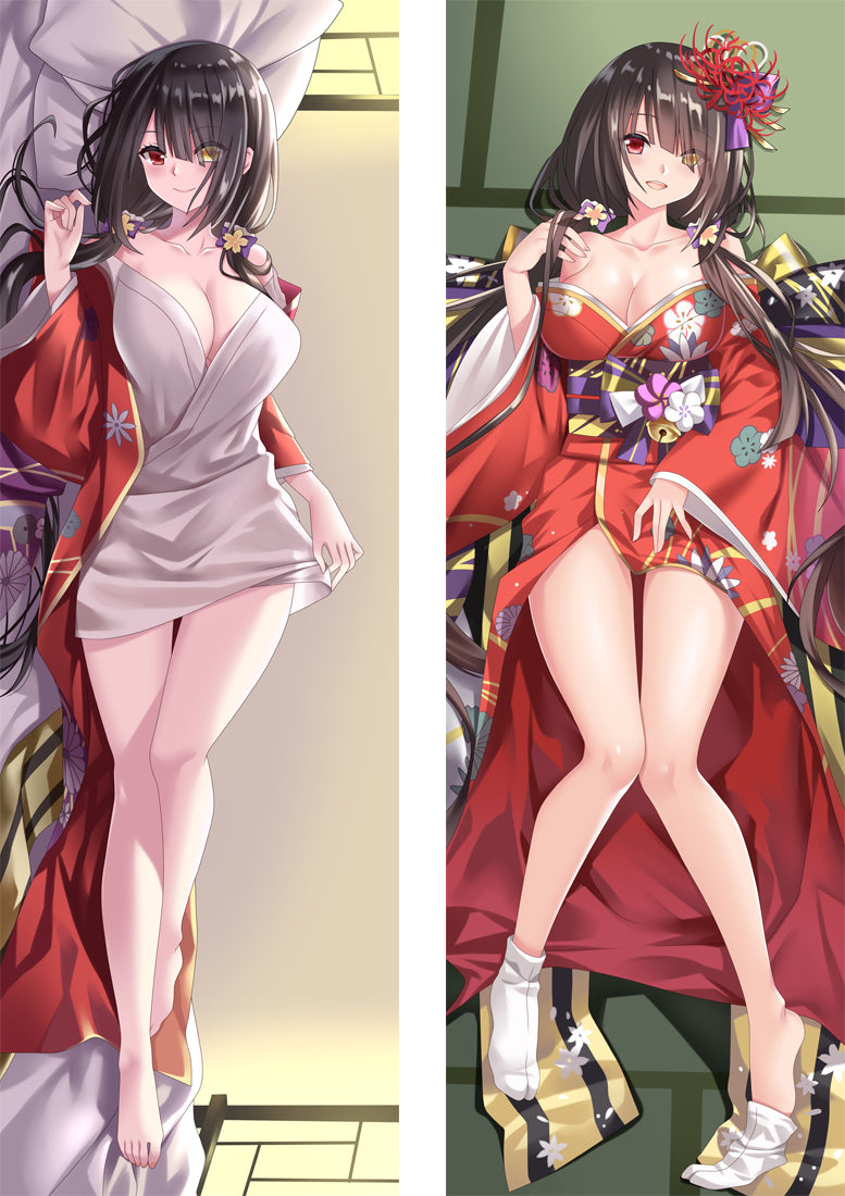 Date A Live Tokisaki Kurumi Anime Dakimakura Body Pillow Cover image 0