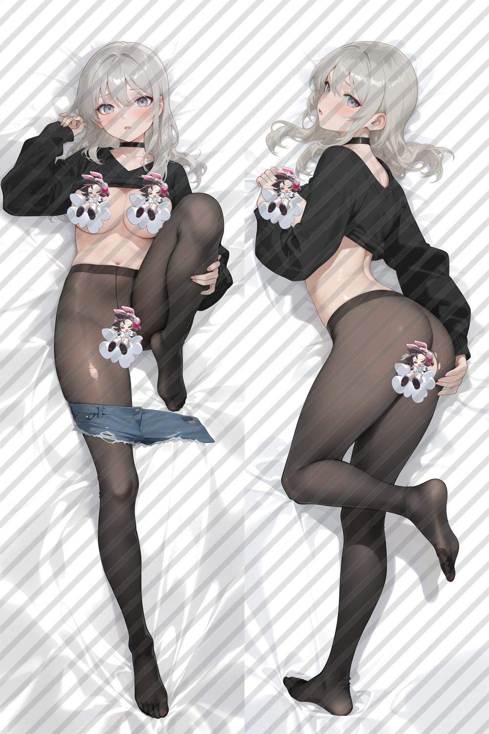 Girls Band Cry Momoka Kawaragi Anime Dakimakura Naked Body Pillow Cover image 0