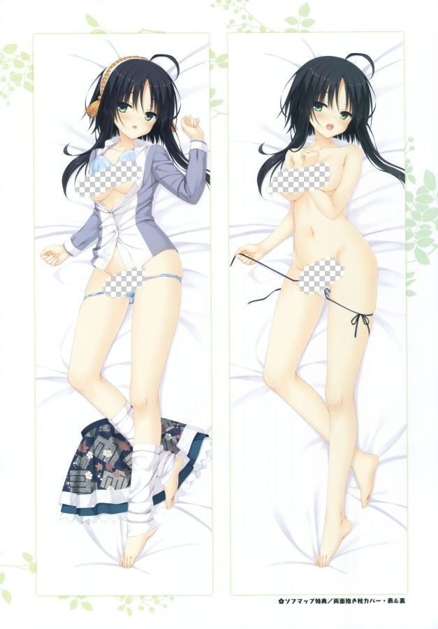 Senren ï¼ Banka Hitachi Mako with Double Sides Zipper to make love Anime Dakimakura Pillow Case image 0