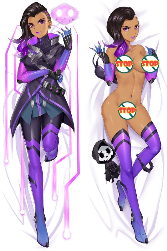 Overwatch Sombra Anime Dakimakura Pillow Cover612103 image 0