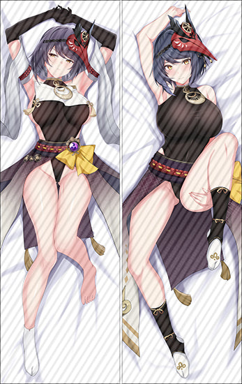 Kujou Sara Genshin Impact Body Pillow Cover image 0