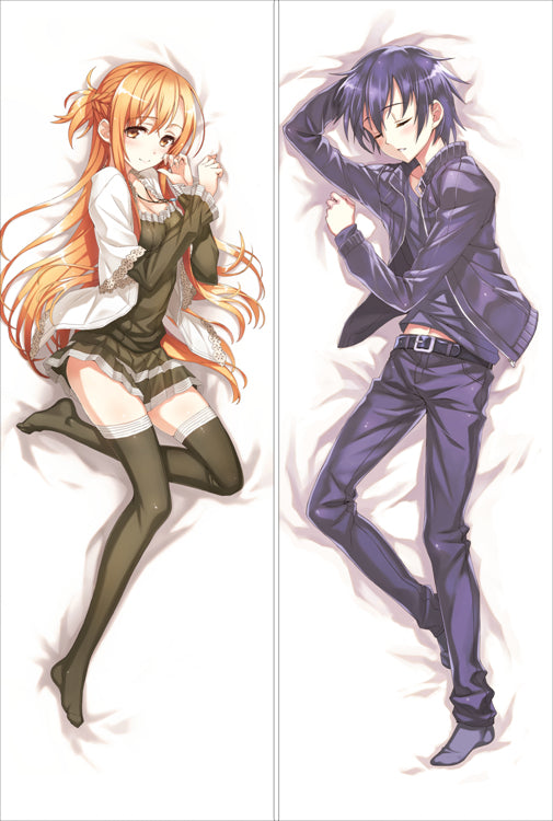 Sword Art Online Asuna Yuuki Anime Dakimakura Waifu Pillow Case image 0
