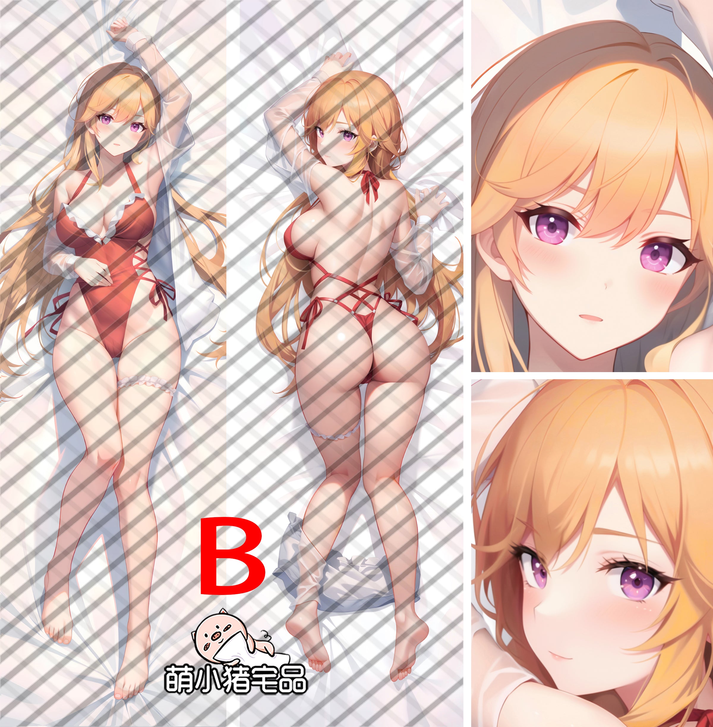 Azur Lane MNF Richelieu Anime Dakimakura Pillow Cover image 0