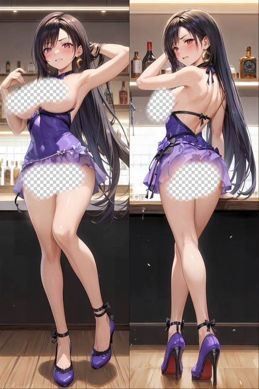 Final Fantasy Tifa Lockhart Anime Dakimakura Body Pillow Cover image 0