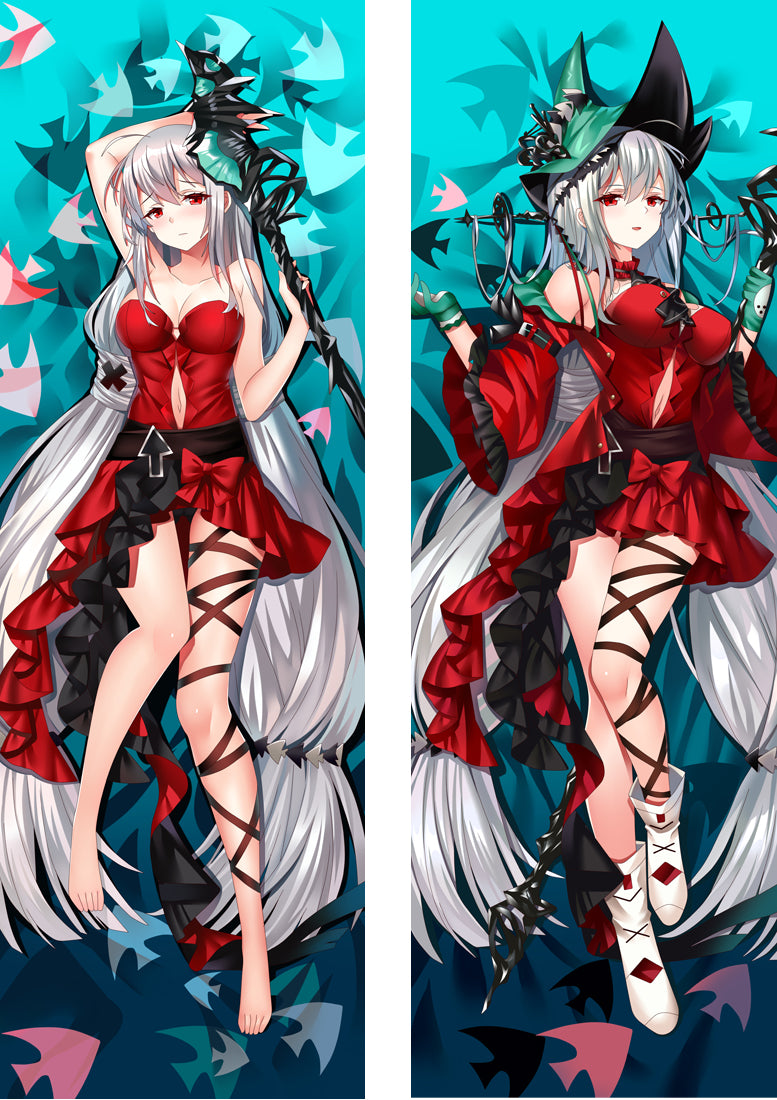Arknights Skadi the Corrupting Heart Anime Dakimakura Body Pillow Cover image 0
