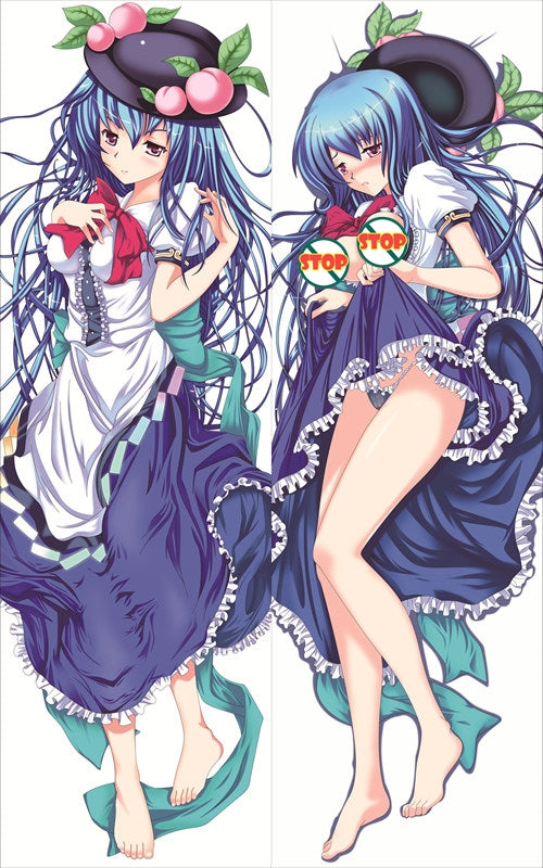 TouHou Project Hinanawi Tenshi Anime Dakimakura Body Pillow Cover image 0