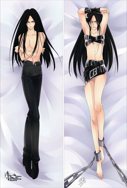 Yu Yu Hakusho Karasu Anime Dakimakura Anime Dakimakura Body Pillow Case image 0