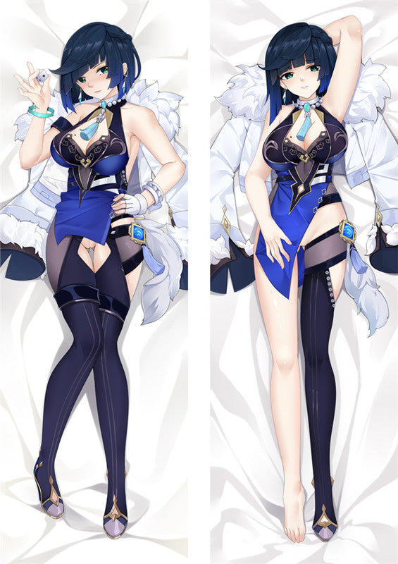 Genshin Impact Ye Lan Dakimakura Body Pillow Case image 0