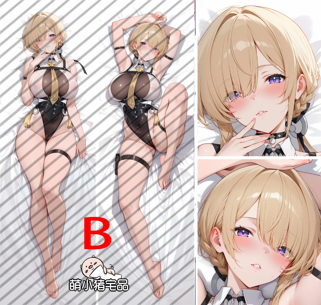 Zenless Zone Zero Evelyn Chevalier Anime Dakimakura Pillow Cover image 0