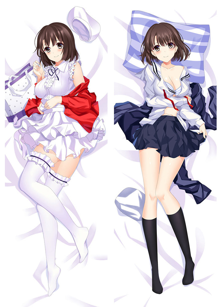 New Anime Saekano: How to Raise a Boring Girlfriend Dakimakura Katou Megumi Pillow Case image 0