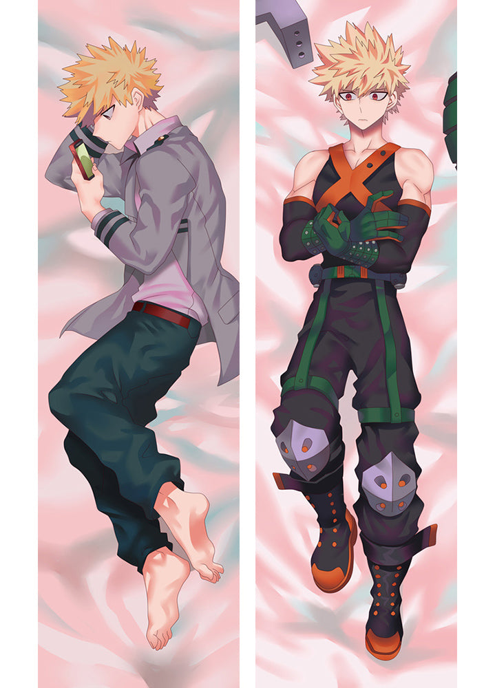 New Anime My Boku No Hero Academia Bakugou Katsuki/My Hero Academia Pillow Case Cover Hugging Body image 0