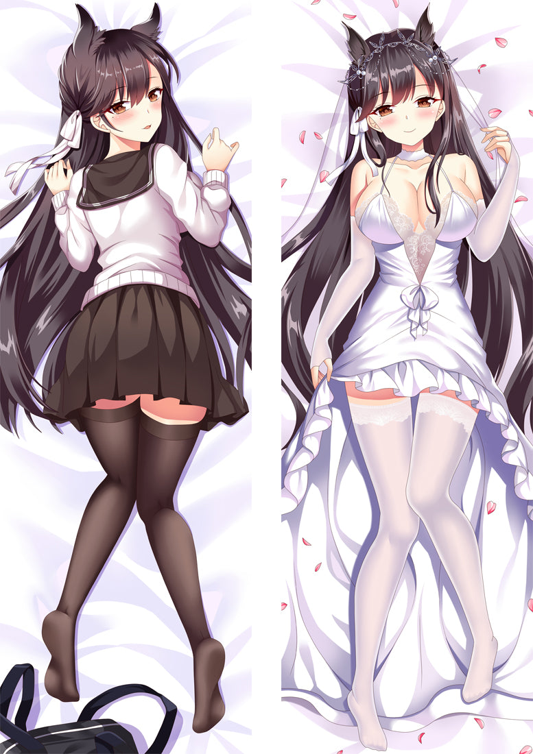 Azur Lane Atago Anime Dakimakura Body Pillow Cover image 0